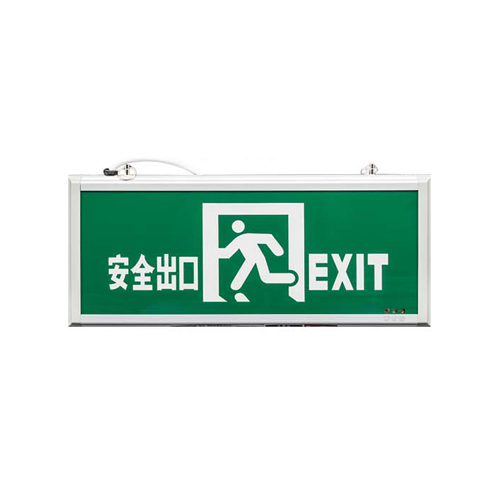 SXJG/三雄极光 LED消防安全出口指示牌 SJ-BLZD-2LROEI2W-E02A 悬挂式 双面无走向 1个