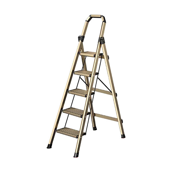 AP/奥鹏 五层钻石款家用梯 AP-92285W 铝合金 平台高度1.2m 额定载荷150kg 踏步间距240mm 1架