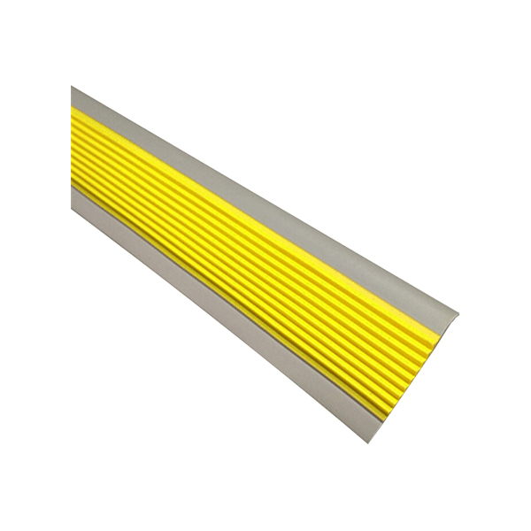 SAFEWARE/安赛瑞 PVC楼梯包边防滑条 13861 黄色+灰色 5cm×25m 1卷