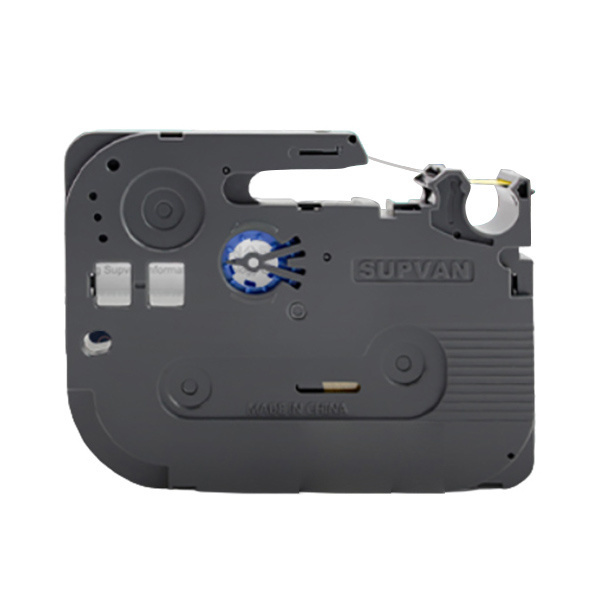 SUPVAN/硕方 覆膜强粘标签带 L-P621 黄底黑字 9mm×8m 1卷