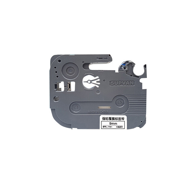 SUPVAN/硕方 覆膜强粘标签带 L-P221 白底黑字 9mm×8m 1卷