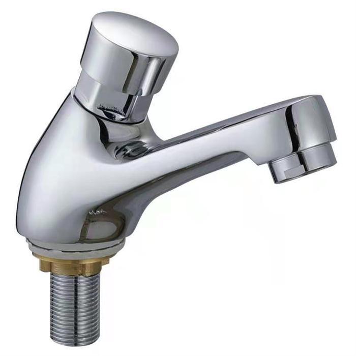 PINCI/品瓷 延时水龙头 PC-3028 螺纹20mm 开孔21~34mm 整体高度约135mm 单冷 铜制大体 1个