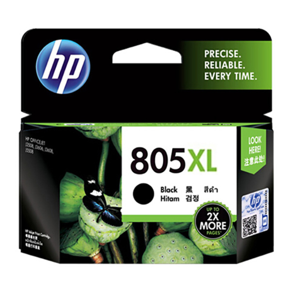 HP/惠普 墨盒 805XL 黑色 适用1210/1212/2330/2332/2720/2729/2722打印机 约240页 1盒