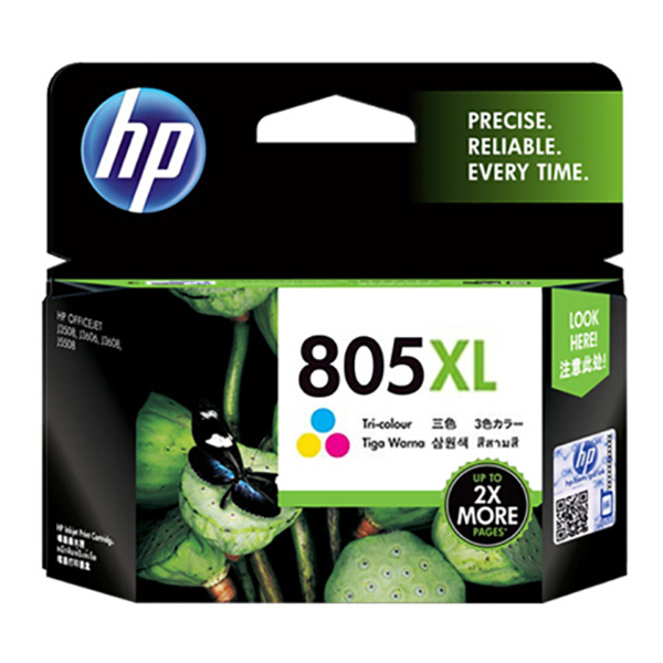 HP/惠普 墨盒 805XL 彩色 适用1210/1212/2330/2332/2720/2729/2722打印机 约200页 1盒