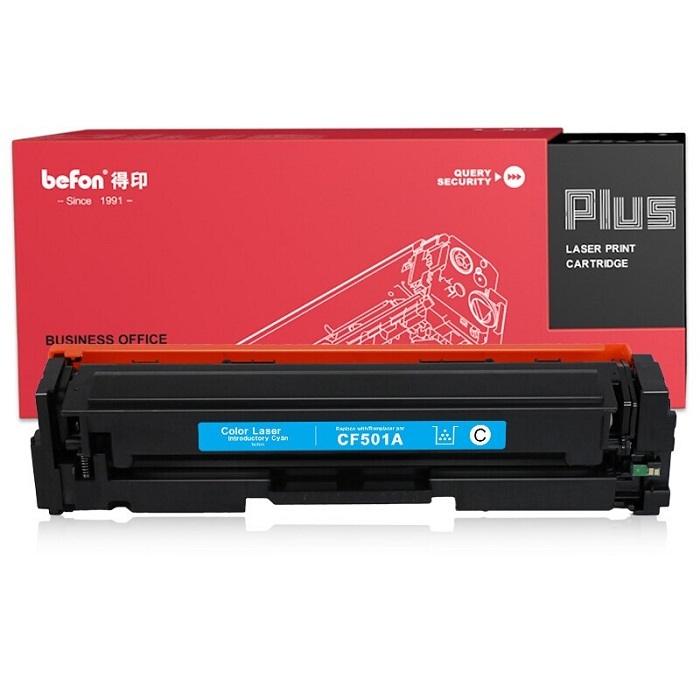 BEFON/得印 PLUS版硒鼓蓝色 BF-CF501A 适用于惠普HP M254dw/M254nw/M281fdn/M281fdw/M280nw 1支