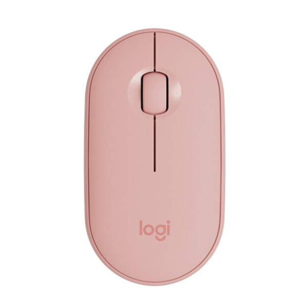 LOGITECH/罗技 无线蓝牙鼠标 Pebble鹅卵石 玫瑰粉 1个