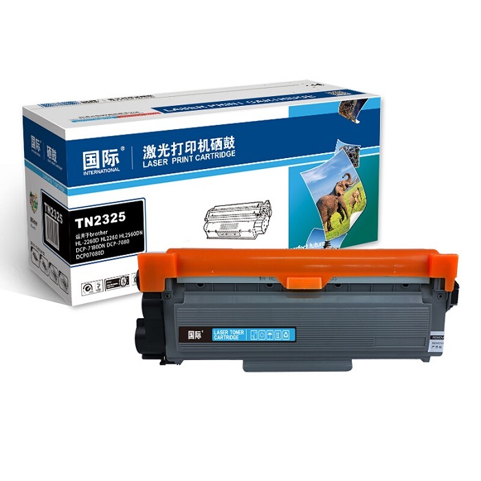 GUOJI/国际 标准容量粉盒 TN2325 黑色 适用兄弟Brother HL-2560DN/2260D/2260/DCP-7180DN 1支