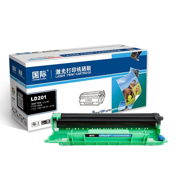 GUOJI/国际 标准容量硒鼓 LD201 黑色 适用联想Lenovo S2001/1801/M1840/M2040/F2070 1支