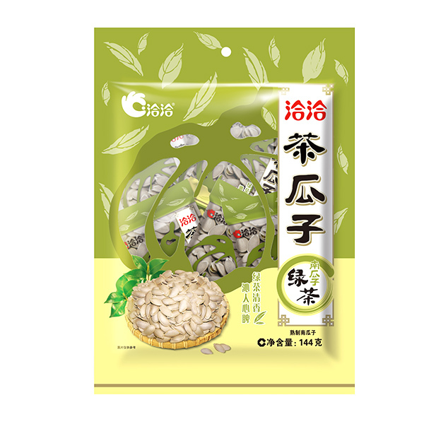 QQ/洽洽 好南仁绿茶南瓜子 137025 144g×20袋 1箱