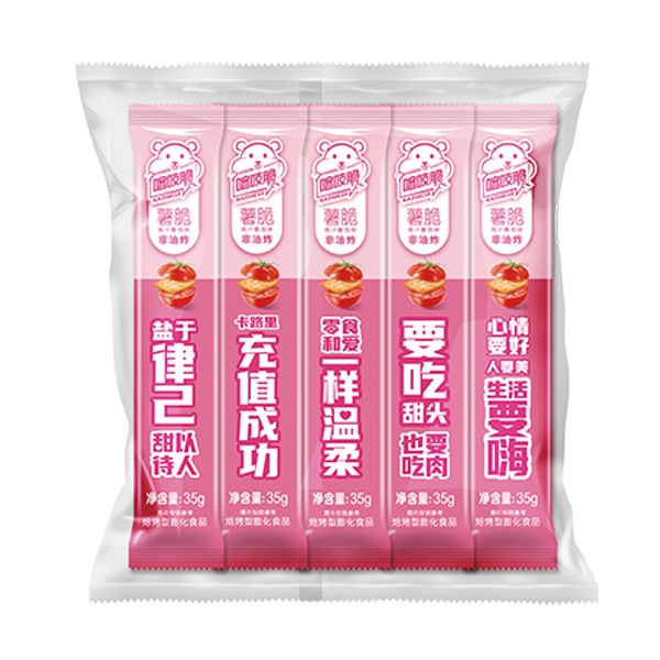 QQ/洽洽 鸡汁番茄味喀吱脆 144181 35g×48条 1箱