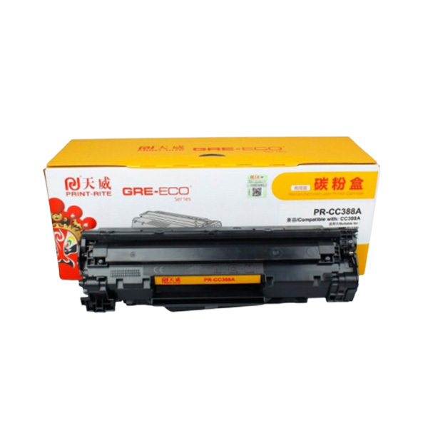 PRINT-RITE/天威 硒鼓 PR-CC388AE 黑色 适用HP-1007(CC388A) 商用装 带芯片 1支