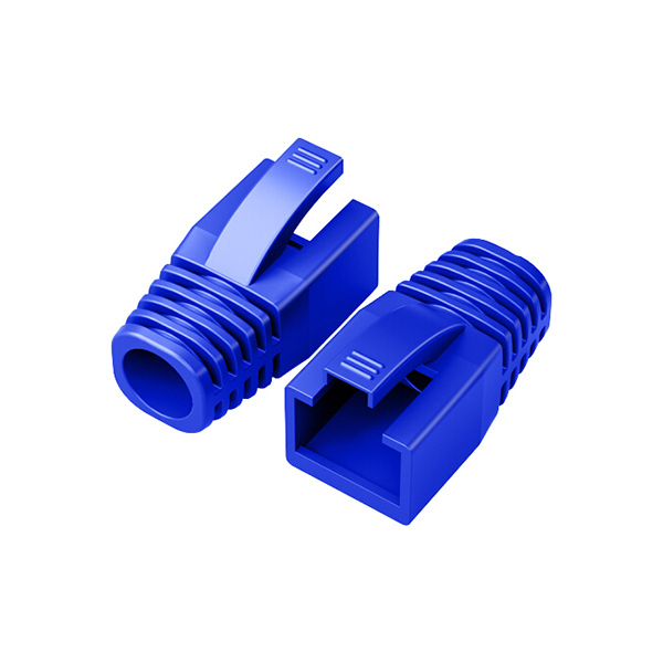 SAMZHE/山泽 水晶头护套 HT601 内径6.5mm 蓝色 1包
