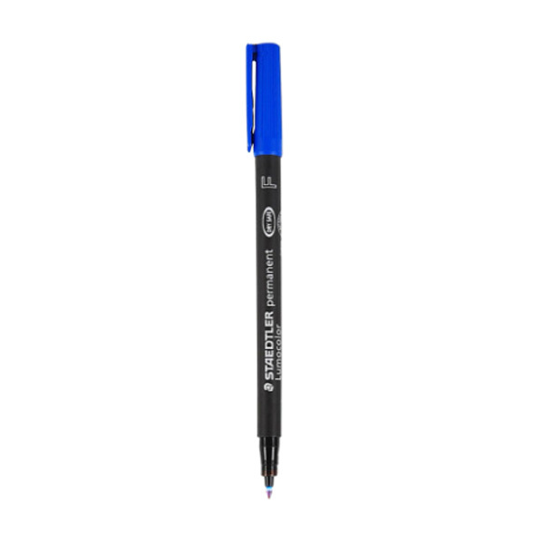 STAEDTLER/施德楼 油性记号笔 318-3 蓝色 10支 1盒