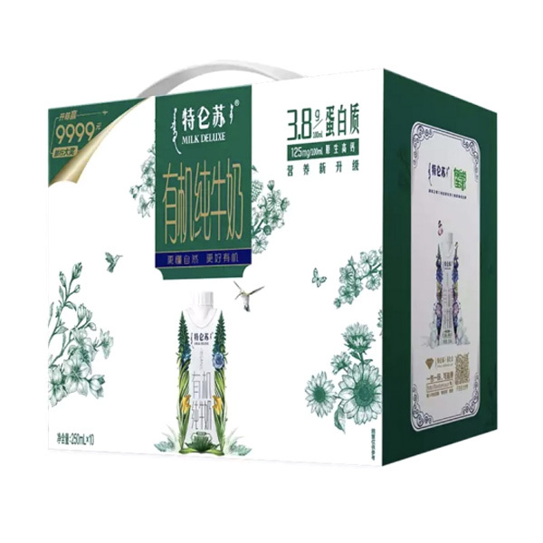 MENGNIU/蒙牛 特仑苏有机梦幻盖 6923644295844 250mL×10盒 1箱