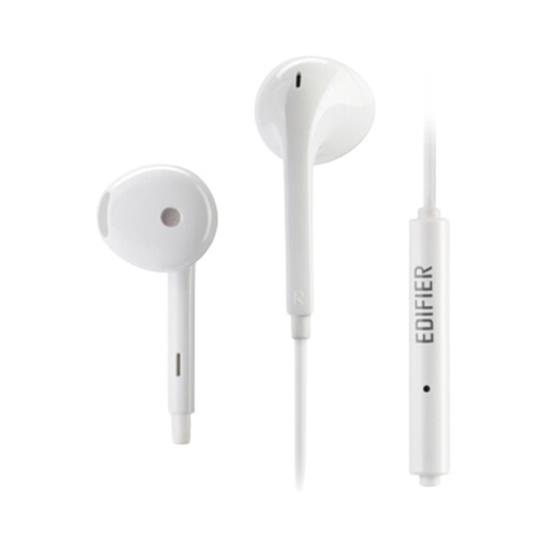 EDIFIER/漫步者 半入耳式有线耳机 H180 PLUS 白色 1个