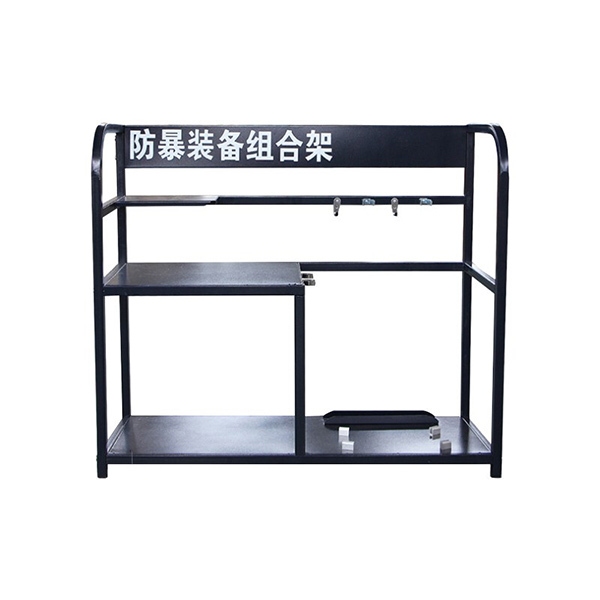 ZKH/震坤行 防暴装备组合架 FBJ-B 110×40×115cm 合金 蓝黑色 1个