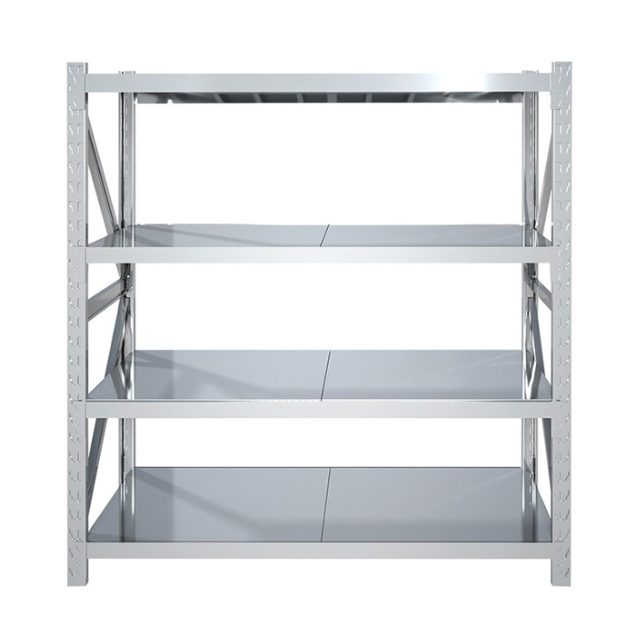XML/希姆勒 不锈钢型重型货架 XML-0049 尺寸1500×500×2000mm 4层 层板承重300kg 1组