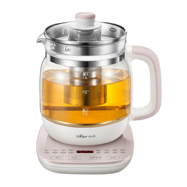 BEAR/小熊 养生壶 YSH-A15Z8 容量1.5L 220V/800W 粉色 带滤网 1个