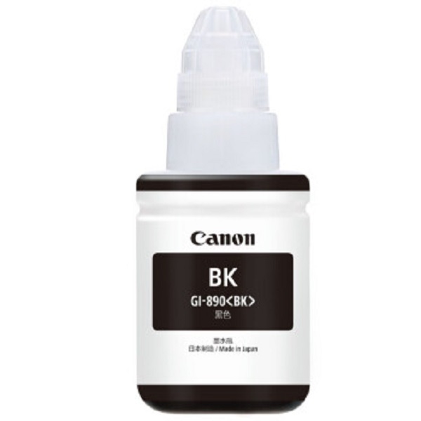CANON/佳能 黑色墨水瓶 GI-890 BK 适用G3810/G3800/G2800/G2810 1个