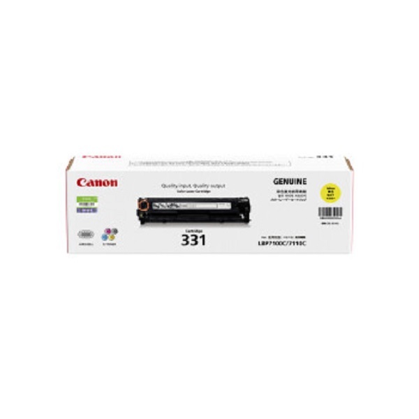 CANON/佳能 CRG331系列硒鼓 CRG331Y 黄色 适用lbP7110Cw/MF8280Cw 1个