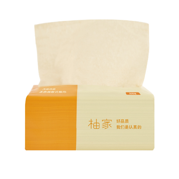 UJ/柚家 本色抽纸(家庭装) 6971188701543 175×115mm 3层 100抽×30包 1箱