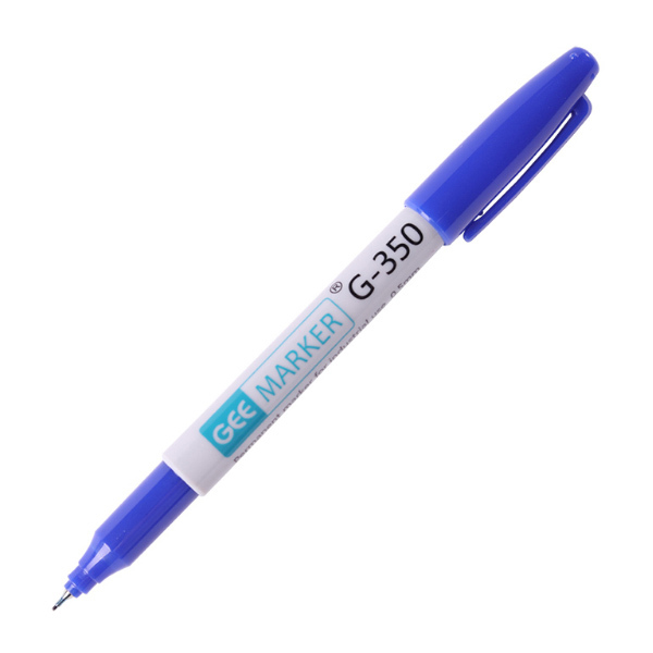 GEEMARKER 极细油性工业记号笔 G-350 蓝色 0.5mm 1支