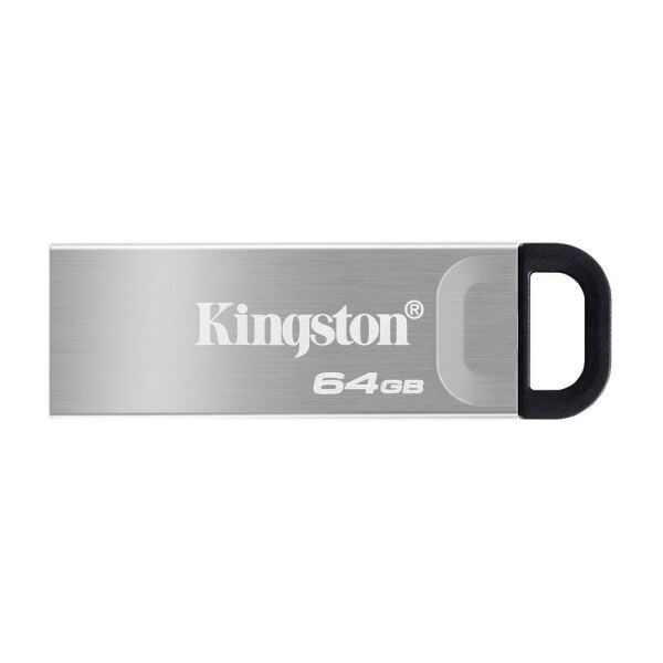 KINGSTON/金士顿 U盘 DTKN/64GB USB3.2 银色 金属外壳 读速200MB/s 1个