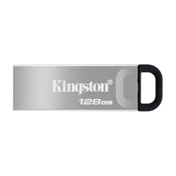 KINGSTON/金士顿 U盘 DTKN/128GB USB3.2 银色 金属外壳 读速200MB/s 1个