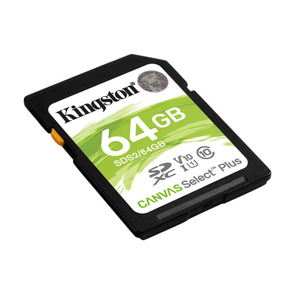 KINGSTON/金士顿 SD存储卡 SDS2/64GB 读速100MB/s U1 V10 1个