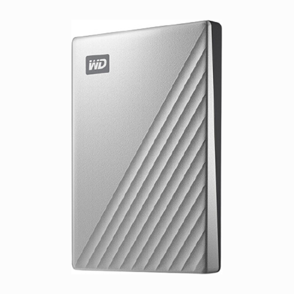 WD/西部数据 移动硬盘 WDBC3C0020BSL 2.5" Type-C 2TB 银色 高速 便携 密码保护 兼容Mac 1个