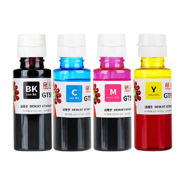 PRINT-RITE/天威 墨水套装 GT51 GT52 四色 适用HP DESKJET GT5810/GT5820 - 系列打印机/Tank519/Tank411/Tank618/ 118/310/311/318/319/410/411/418/419/511/518/519/538/618 1套