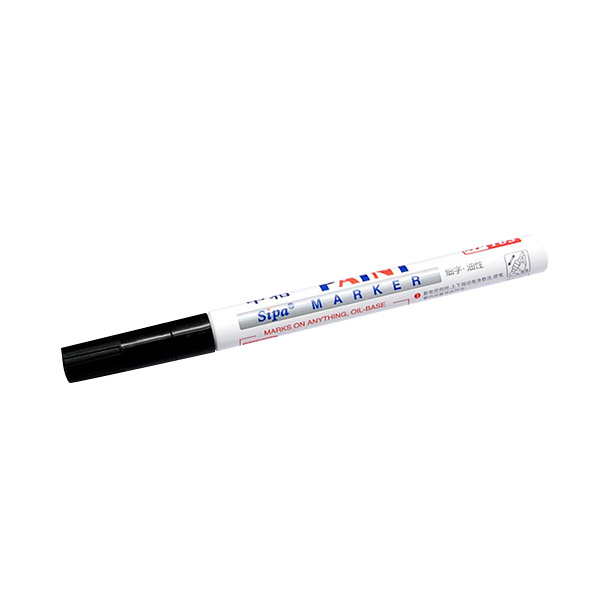 SIPA/中柏 油漆笔 SP103 2mm 黑色 1盒