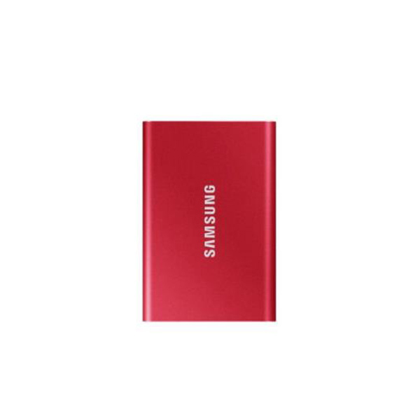 SAMSUNG/三星 移动固态硬盘 MU-PC1T0R 1TB Type-c USB 3.2 T7 红色 NVMe传输速度1050MB/s 1个