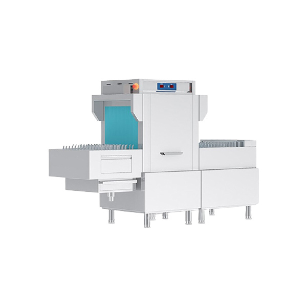 LECON/乐创 长龙式自动化商用洗碗机 单缸单喷淋 LC-J-FD2300 40.9kW 60L 380V 2300×780×1600mm 1台
