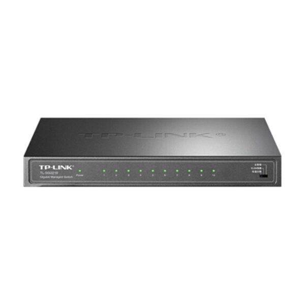 TP-LINK/普联 全千兆云管理交换机 TL-SG2210 8个10/100/1000Base-T RJ45端口 2个千兆SFP光口 1台