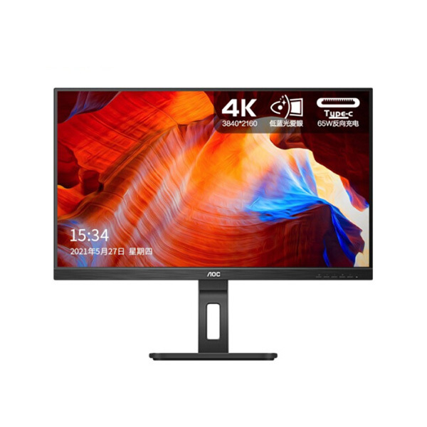 AOC 电脑显示器 U32P2C 31.5" 3840×2160 升降双向旋转 1台