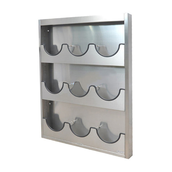 SAFEWARE/安赛瑞 悬挂式安全帽放置架 25750 850mm×80mm×1.12m 9位放置格 201不锈钢 1个