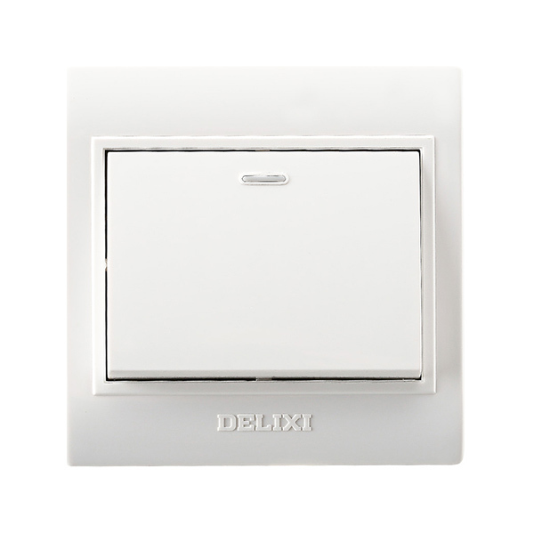 DELIXI/德力西 CD130系列一位双控荧光开关(新) T86K2/X 明装 1个