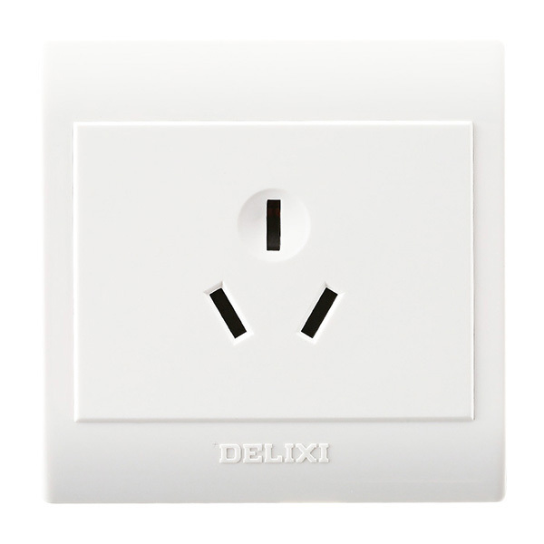 DELIXI/德力西 CD130系列一位三极插座16A(新) T86S16/X 明装 1个
