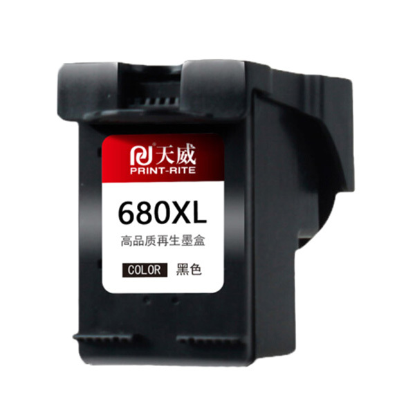 PRINT-RITE/天威 墨盒 F6V27AA(680XL)-网络版 黑色 适用惠普HP 1115 1118 2135等 1个