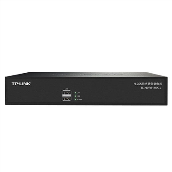 TP-LINK/普联 16路单盘位网络硬盘录像机 TL-NVR6116K-L 16路同步回放 不支持POE供电 视频输入数16 盘位数1 1个
