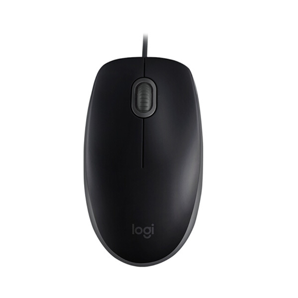 LOGITECH/罗技 有线鼠标 M110S USB接口 黑色 1个