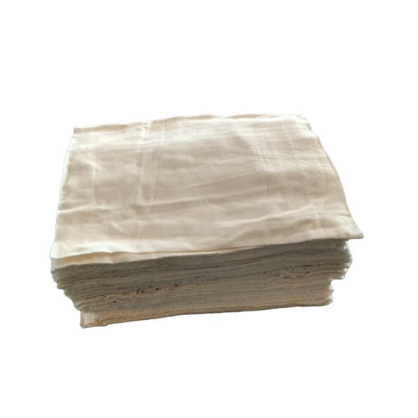 KESHIDUN/科仕顿 人造棉95%本白抹布 螺纹款 25kg 20×30cm左右 1包
