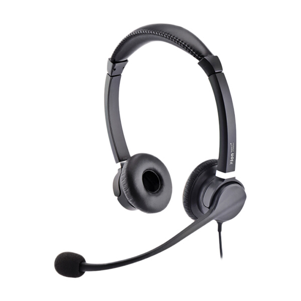 HION/北恩 头戴式耳麦 FOR900D 双耳 USB插头+调节音量/静音(适用电脑) 1付