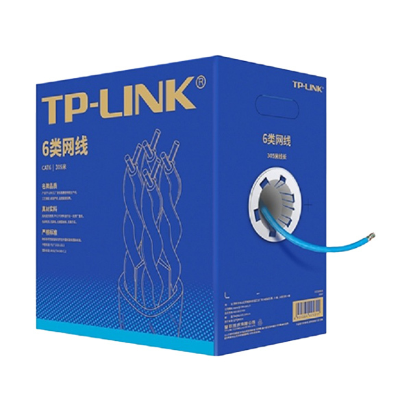 TP-LINK/普联 六类非屏蔽网络工程线 TL-EC6-305 长305m 1箱