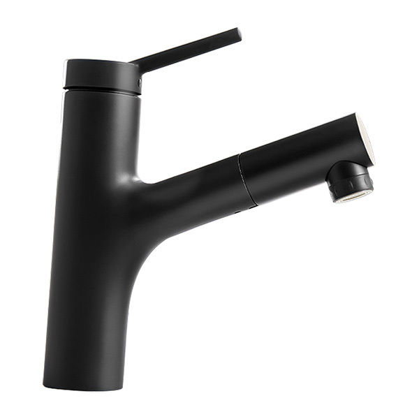 JOMOO/九牧 黑色抽拉面盆龙头 32322-497/DB-Z 1个