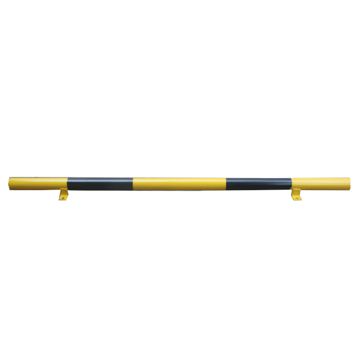 YUETONG/月桐 钢管角铁型挡车器 YT-JT1 2000×150×76mm 黄黑色 壁厚1.5mm 赠送螺丝 1个