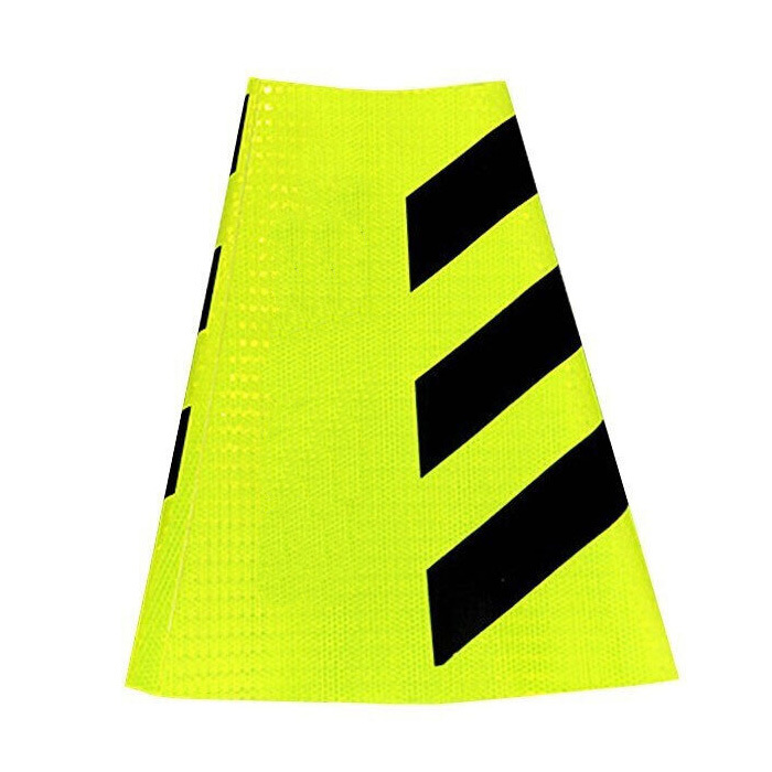 QXSIGN/标识牌专家 反光路锥套 QSB750-b 高360mm 上宽100mm 下宽170mm 黄黑色 1个