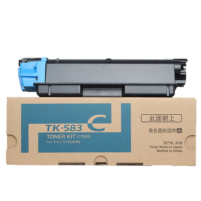 BEFON/得印 粉盒 TK583C京瓷 蓝色 适用FS-C5150DN 1支 1盒