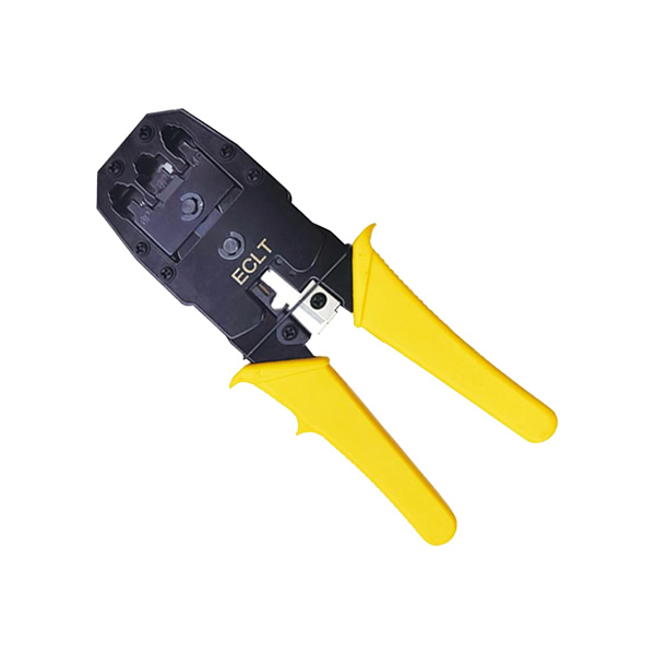 ECLT/埃克森特 ECLT网线钳多功能压剥剪钳 E7T301 黄色 1个